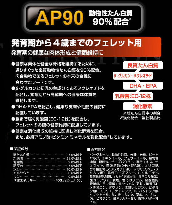 フェレットセレクションプロ パフォーマンス 1kg