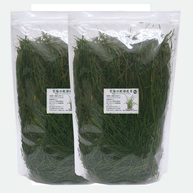究極の乾燥牧草 イタリアンライグラス 徳用600g