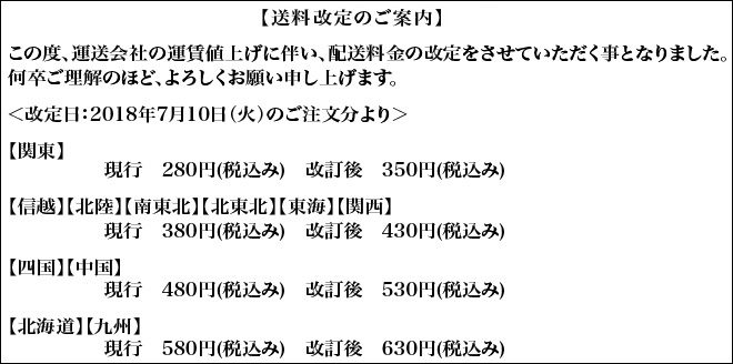 送料改定